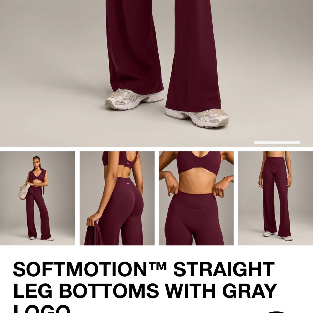 Oner Active cherry lacquer purple Straight Leg Pants